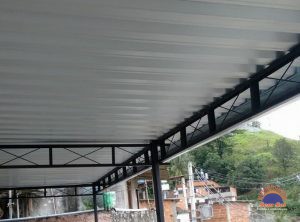 Coberturas para terraço com Telhas galvalume Grajaú