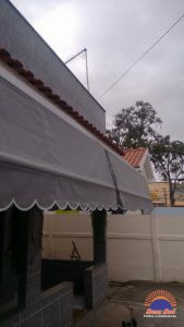 Toldo capota retrátil para janelas e varandas