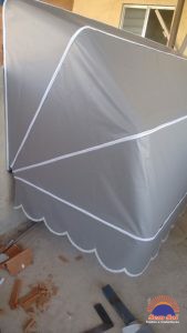 Toldo capota para janela e varanda