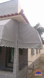 Toldo capota retrátil para janelas e varandas