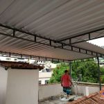 Cobertura para terraço Galvalume - Rio de Janeiro